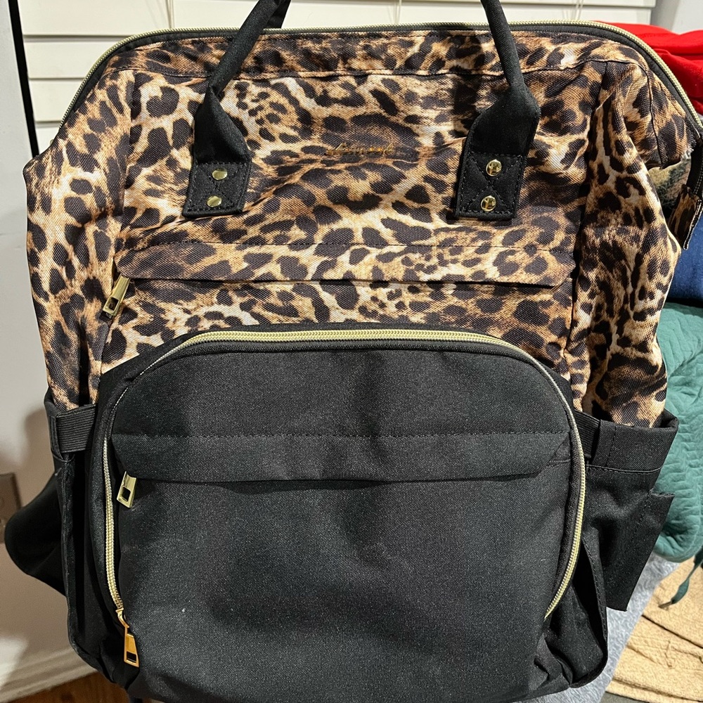 Leopard Laptop Backpack